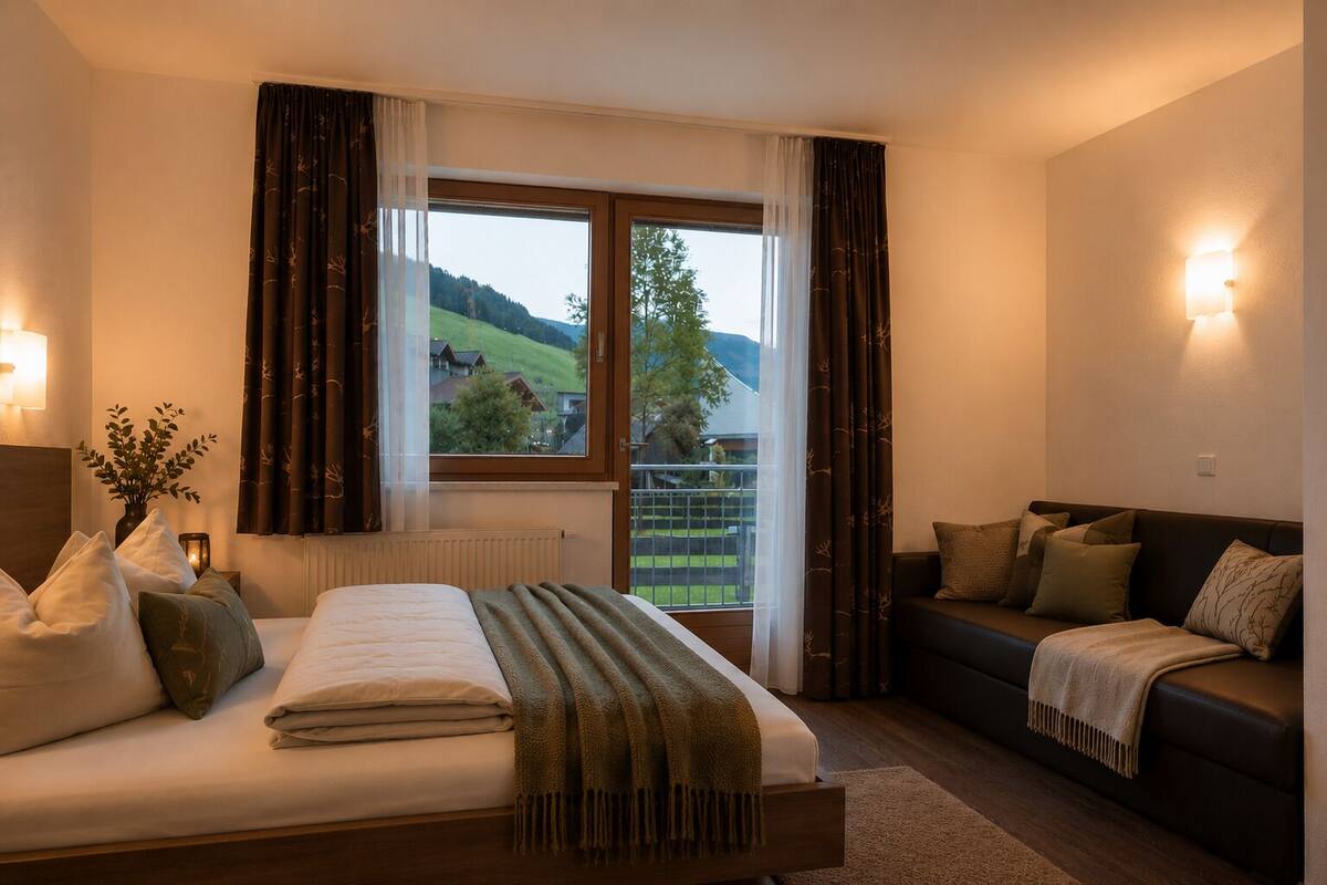 2 habitaciones y ropa de cama hipoalergénica 