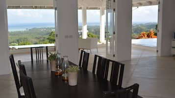 Luxury Villa | Living area | 32-inch flat-screen TV with satellite channels, TV