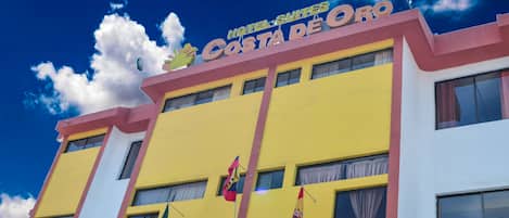 Voorkant van accommodatie