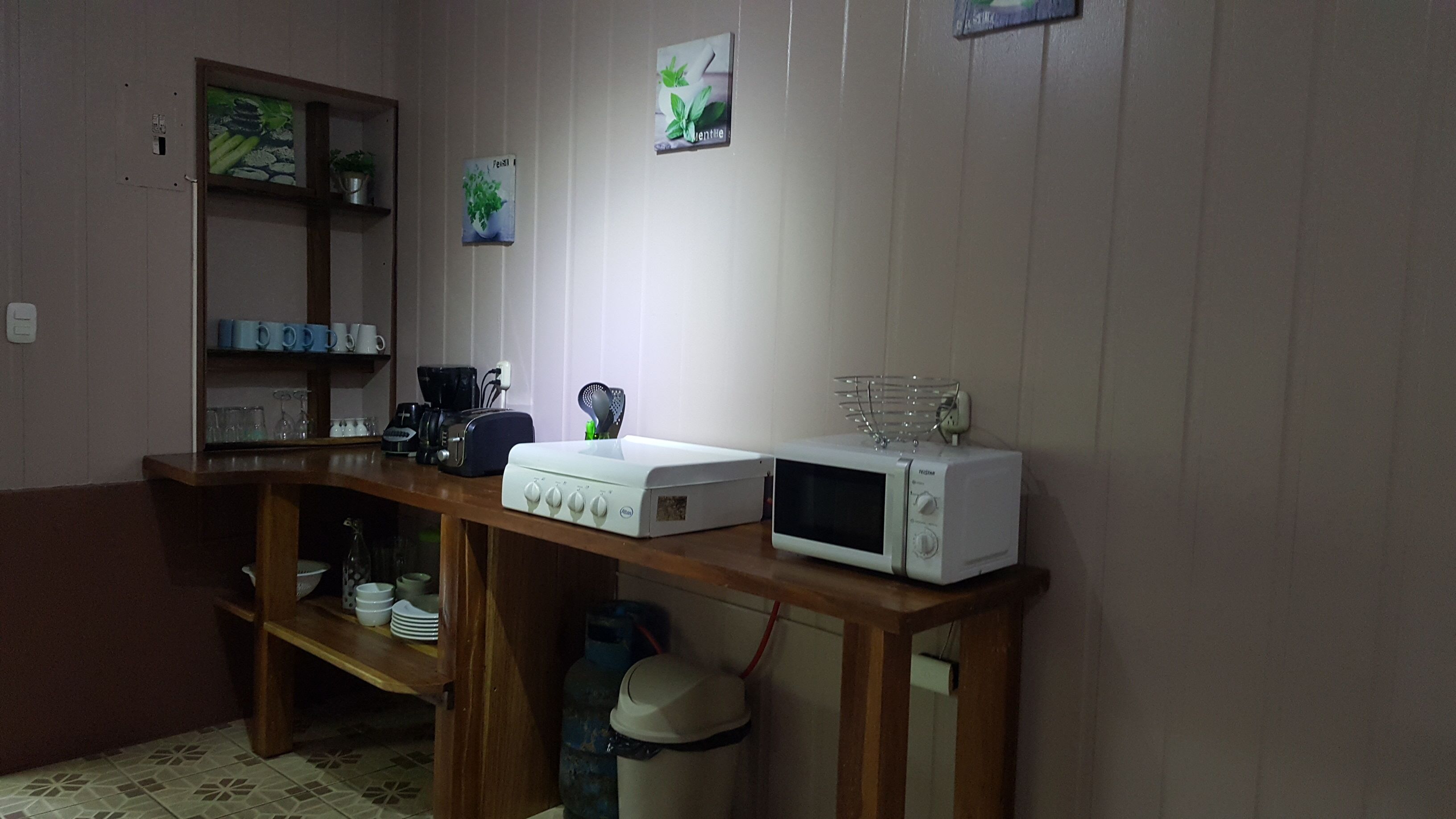 apartment, 2 bedrooms, kitchen, garden area | private kitchen | full-sized fridge, microwave, stovetop, toaster