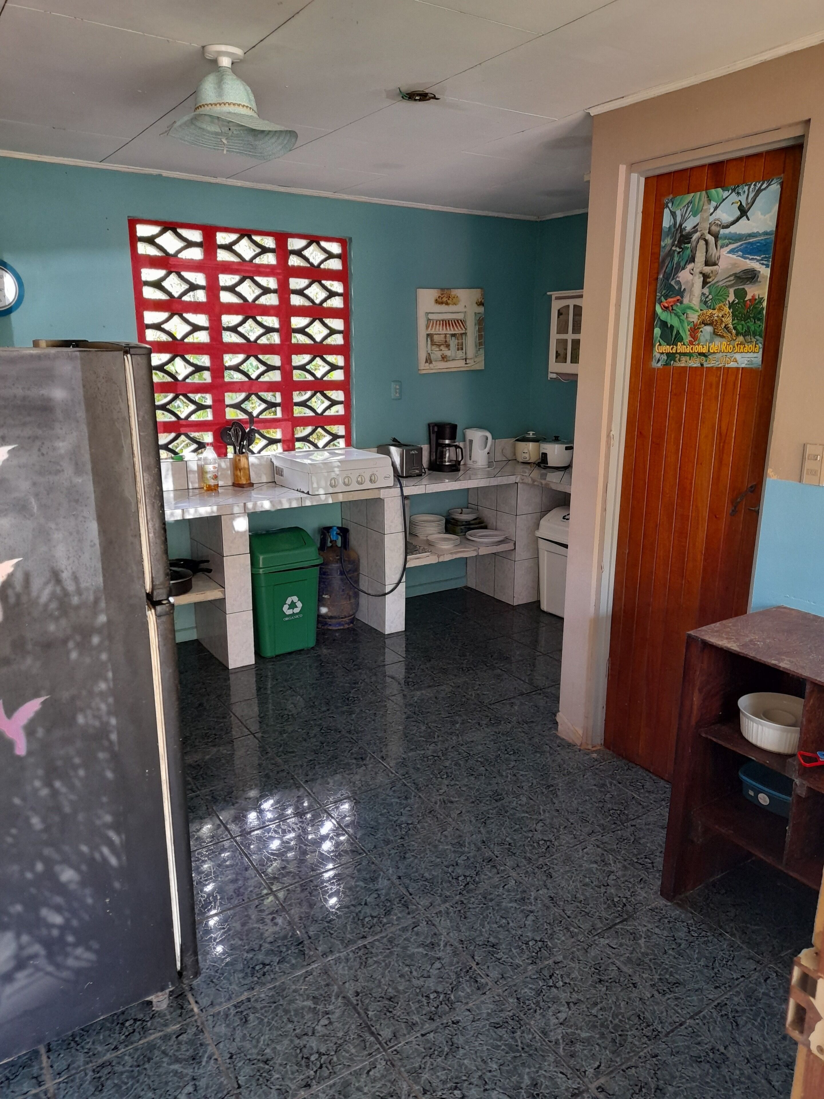 standard triple room, multiple beds, private bathroom | shared kitchen | full-sized fridge, microwave, stovetop, toaster