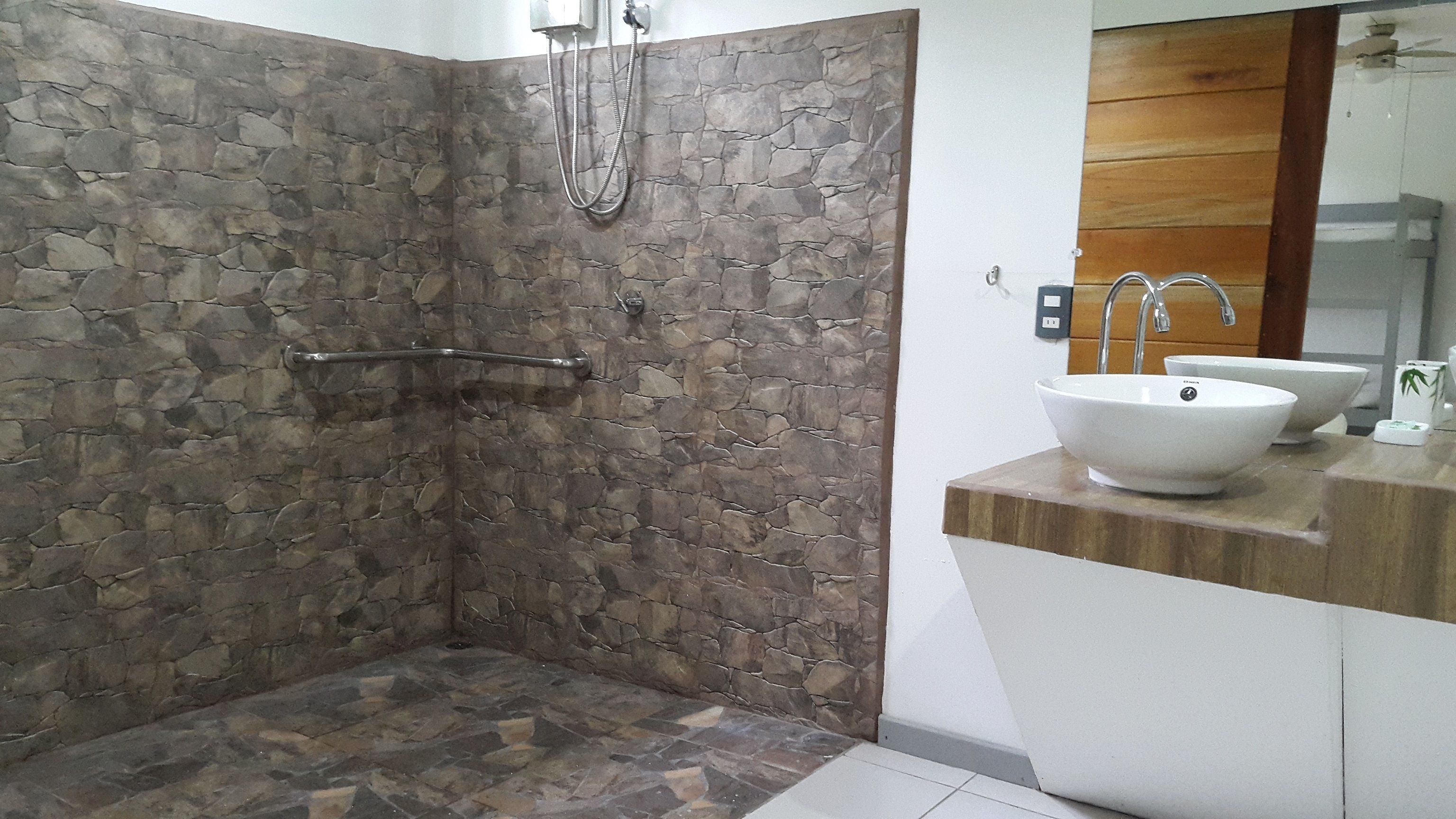 family quadruple room, 1 bedroom, accessible | bathroom shower