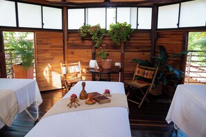 Salas de tratamiento para parejas y baño turco o hammam 