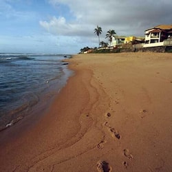 En la playa y pesca
