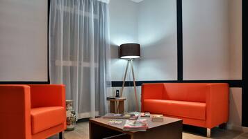 Sitteområde i lobbyen