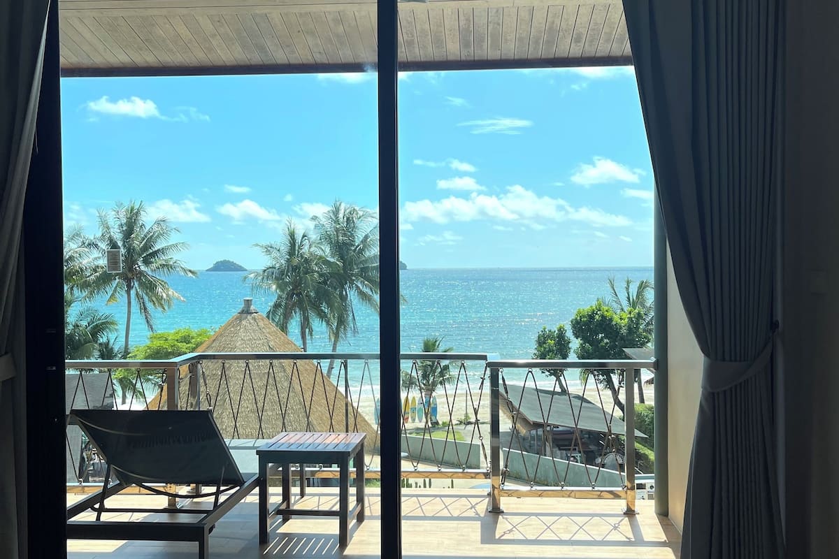 superior building pool view | 1 bedroom, minibar, in-room safe, desk