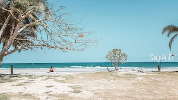 Vista a la playa o el mar