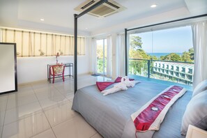 Penthouse Apartment | Hypo-allergenic bedding, in-room safe, desk, blackout drapes - Pandora (Rayong)