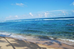 On the beach