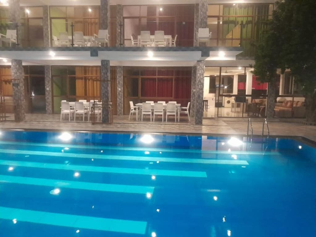 Overnatningsstedets facade