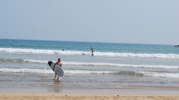 Vlak bij het strand