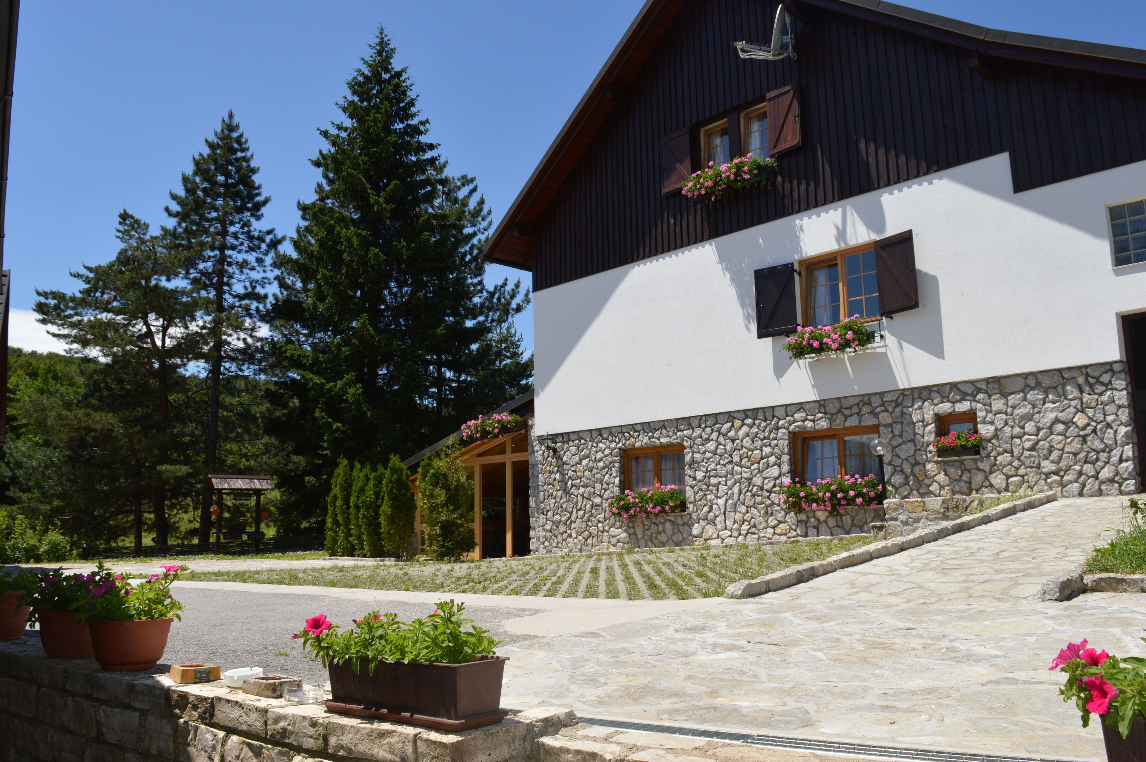 Façade de l’hébergement