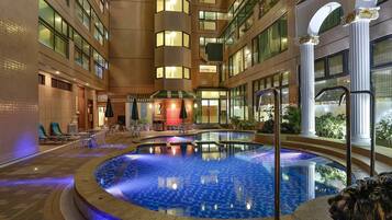 Heitur pottur utandyra