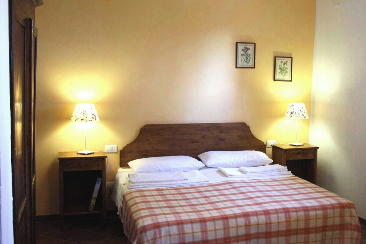 Economy Double Room | Meja, cadar katil 