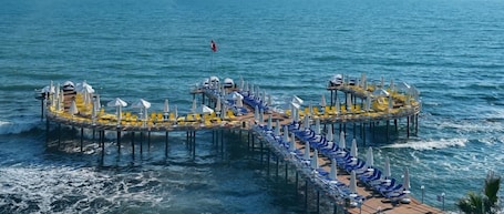 Private beach