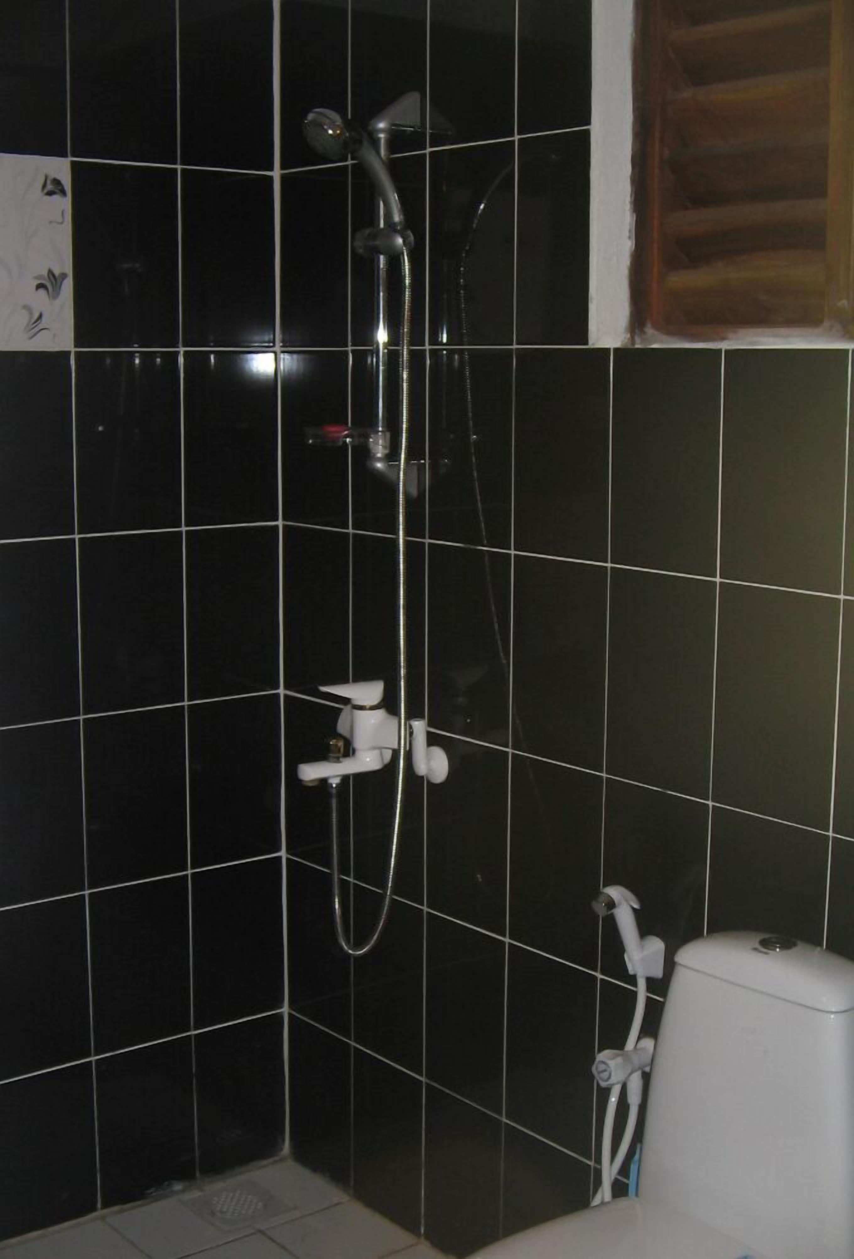 deluxe double room, 2 bedrooms, terrace, garden view | bathroom | shower, free toiletries, bathrobes, towels