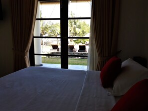 Dobbelt- eller tomannsrom – deluxe | Sengetøy av topp kvalitet, senger med overmadrass og safe på rommet