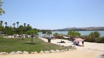 Water skiing, windsurfing, sailing, rowing