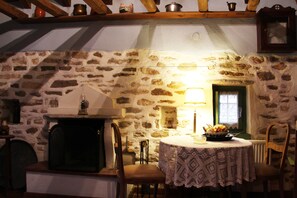 Apartment, 1 Bedroom | Living room | TV, fireplace - Efipoi (South Pelion)