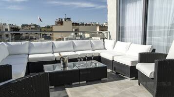 Luxury Penthouse, 4 Bedrooms, Accessible, Private Pool | Terrace/patio