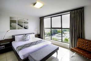 In-room safe, desk, laptop workspace, iron/ironing board