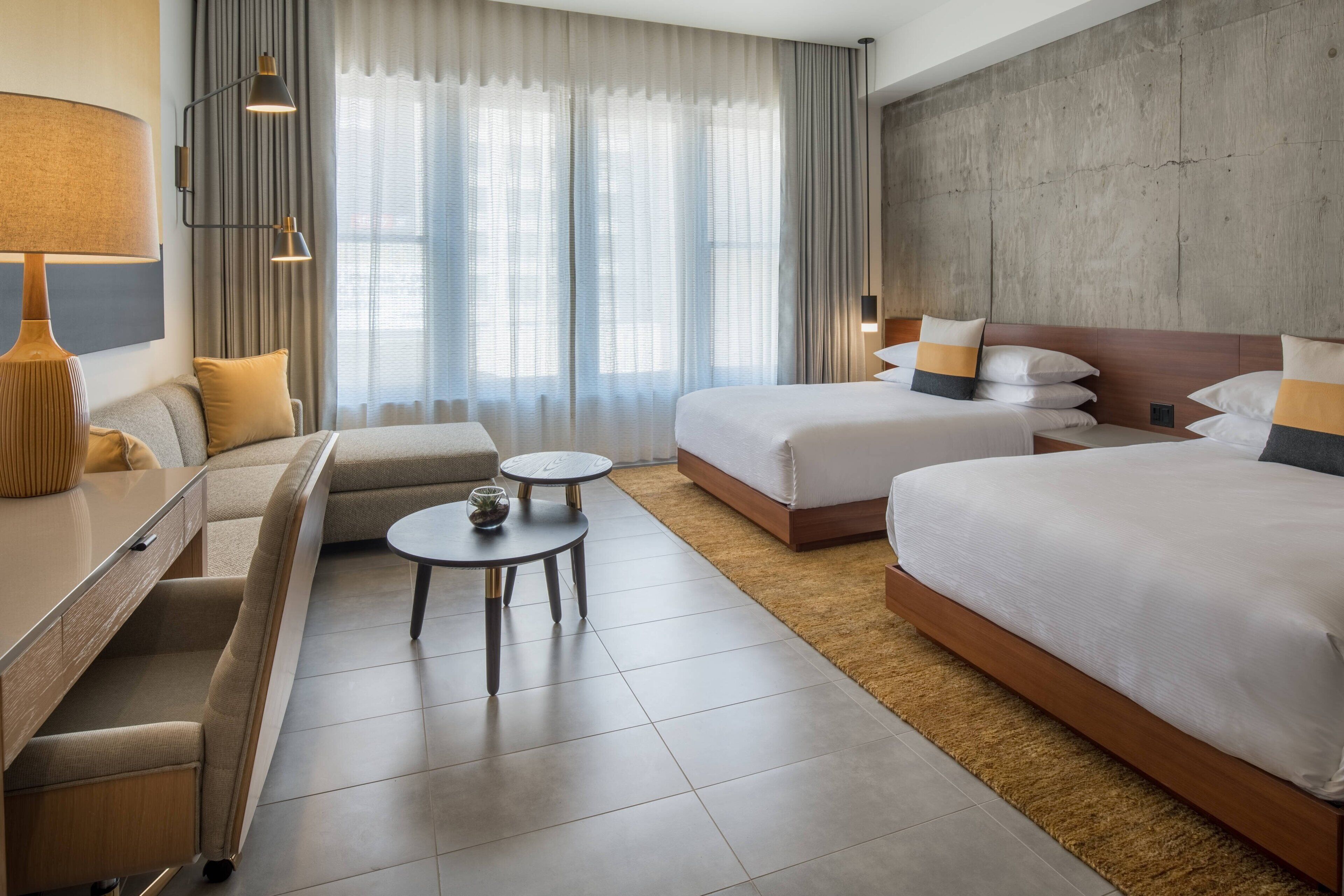 premium room, 2 double beds, non smoking, city view | 1 bedroom, premium bedding, pillow-top beds, in-room safe