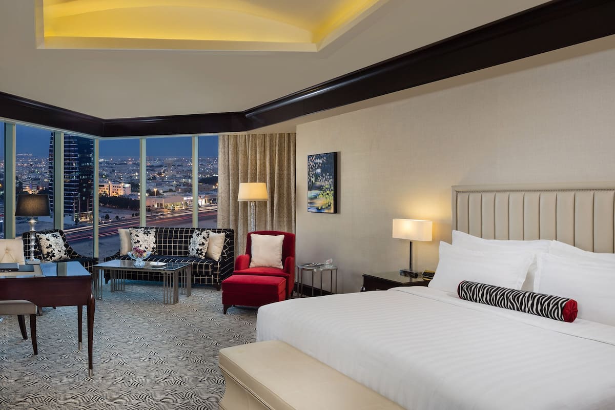 Free minibar, in-room safe, individually decorated