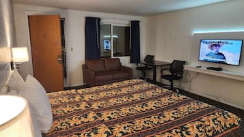 Chambre Standard, 1 très grand lit | Bureau, accès au Wi-Fi (inclus), literie fournie