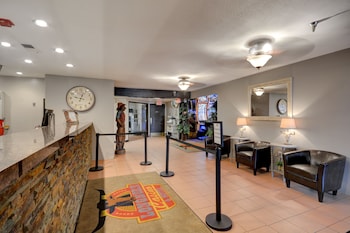 Hotel entrance and lobby at Longhorn Casino & Hotel