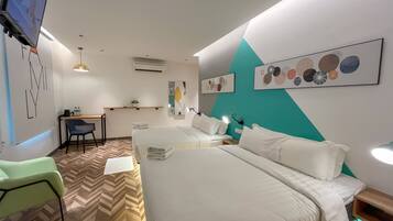 Deluxe Room Family Room 4 Pax | Premium bedding, free WiFi, bed sheets