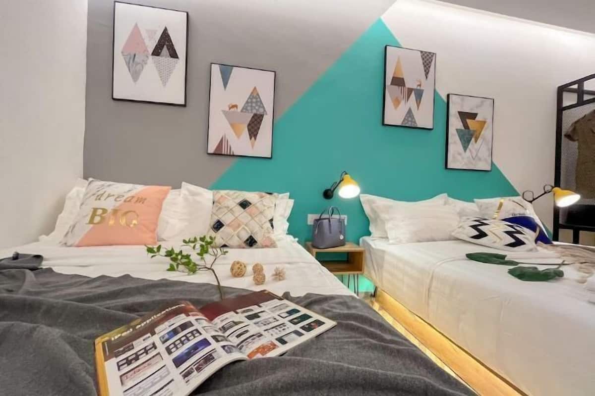 Premium bedding, free WiFi, bed sheets
