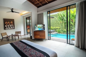 Villa, 1 Bedroom, Private Pool (Daily Afternoon Tea) | Minibar, in-room safe, desk, soundproofing