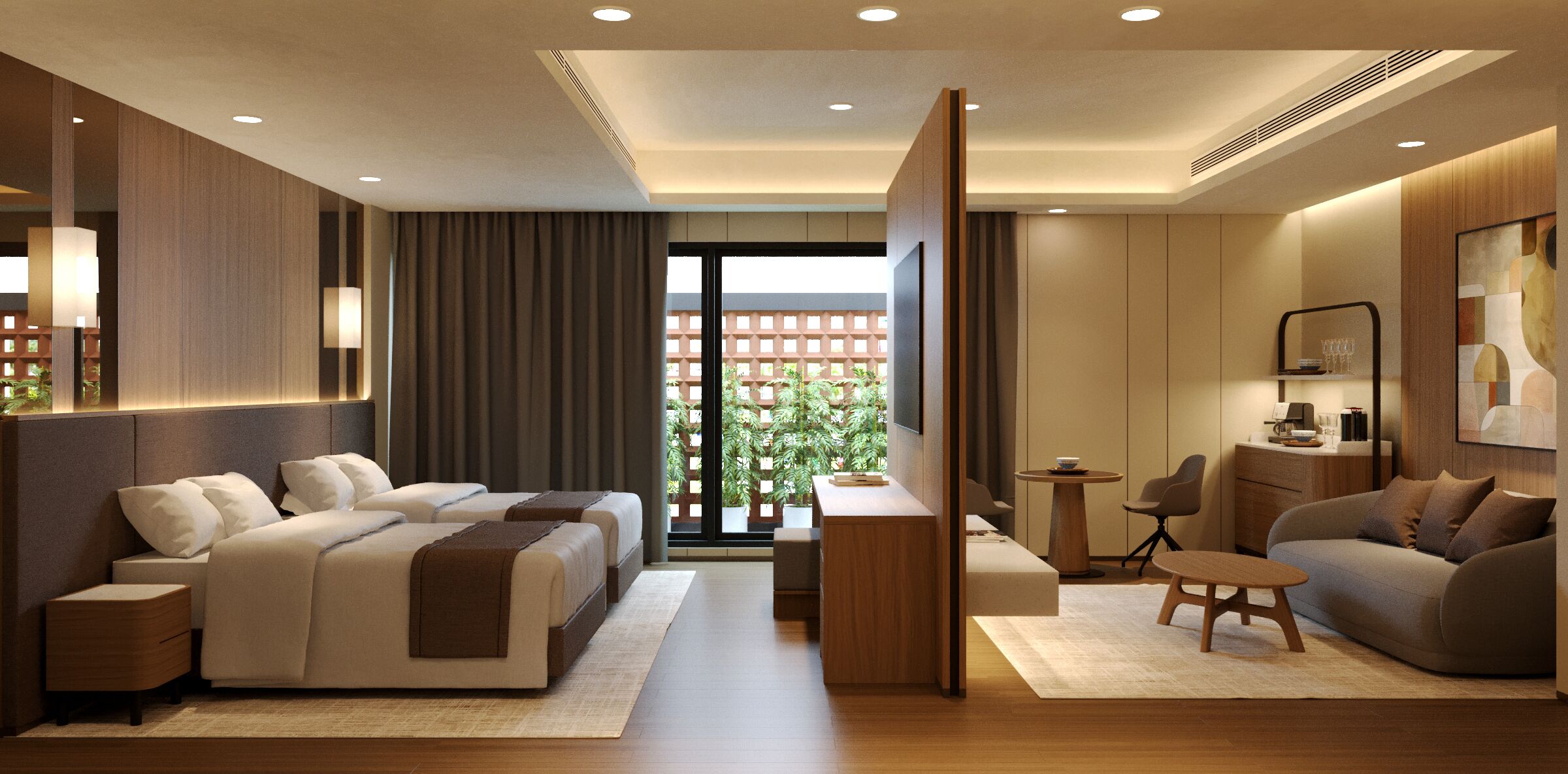 One Bedroom Suite with Jacuzzi (Free Afternoon Tea) | Minibar, in-room safe, desk, soundproofing
