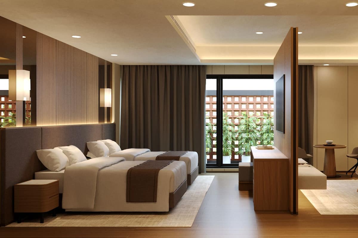 One Bedroom Suite with Jacuzzi (Free Afternoon Tea) | Minibar, in-room safe, desk, soundproofing