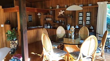 设计木屋, 2 间卧室, 公园景观 | 客房内用餐