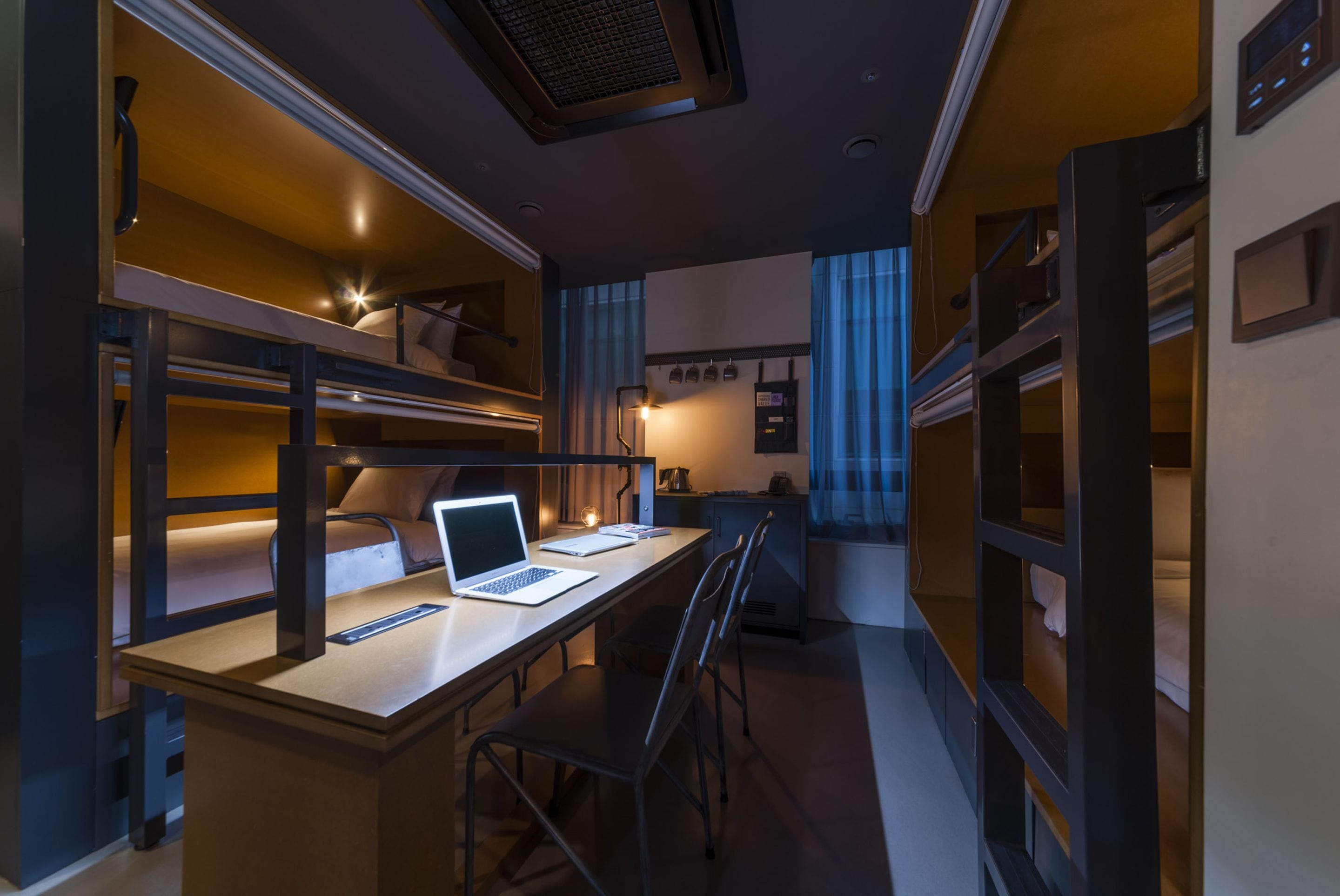 quad (2 bunked bed room) | premium bedding, in-room safe, soundproofing, free wifi