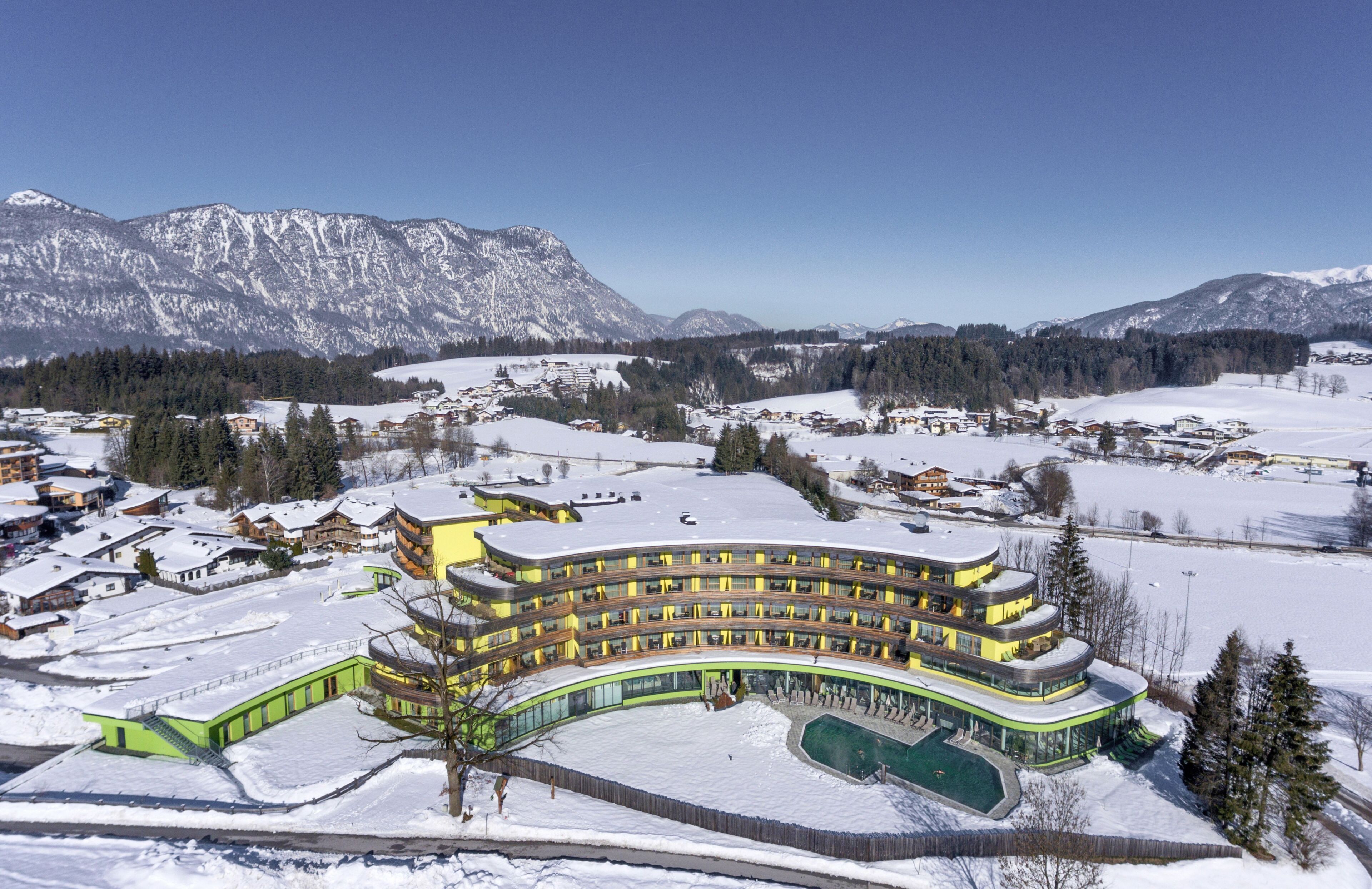 Fassade der Unterkunft