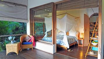 Villa, 1 Bedroom, Private Pool | In-room safe, desk, iron/ironing board, cribs/infant beds