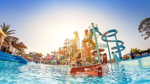 A water park with multiple water slides and a pool area. - Holiday Inn Express & Suites Johor Bahru by IHG (Johor Bahru)