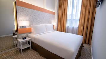 In-room safe, desk, blackout curtains, iron/ironing board