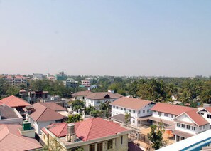 Blick von der Unterkunft