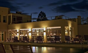 Front of property – evening/night