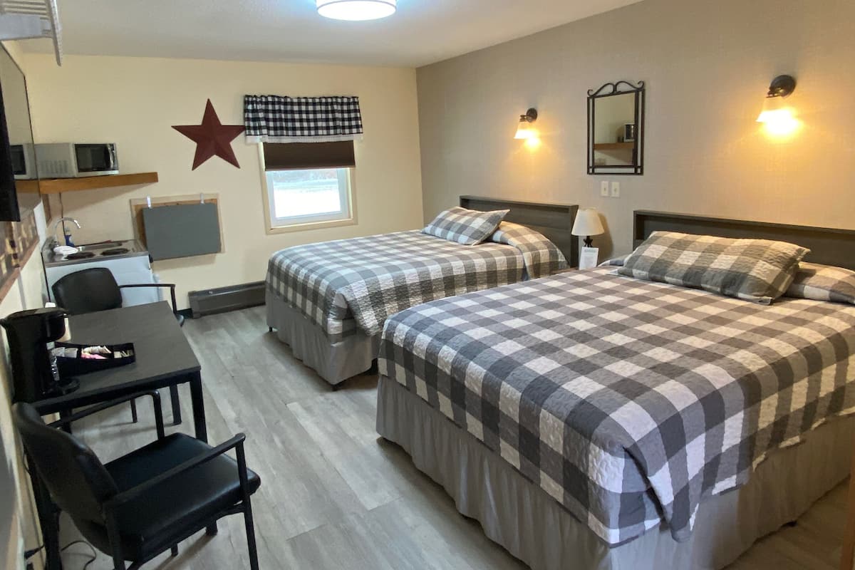 Dubbelrum | Skrivbord, arbetsyta för laptop, strykjärn/strykbräda och gratis wi-fi