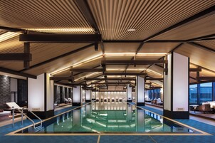 Una piscina techada