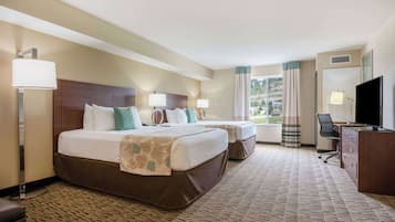 Suite, 2 Queen Beds, Accessible, Non Smoking | Premium bedding, in-room safe, desk, iron/ironing board