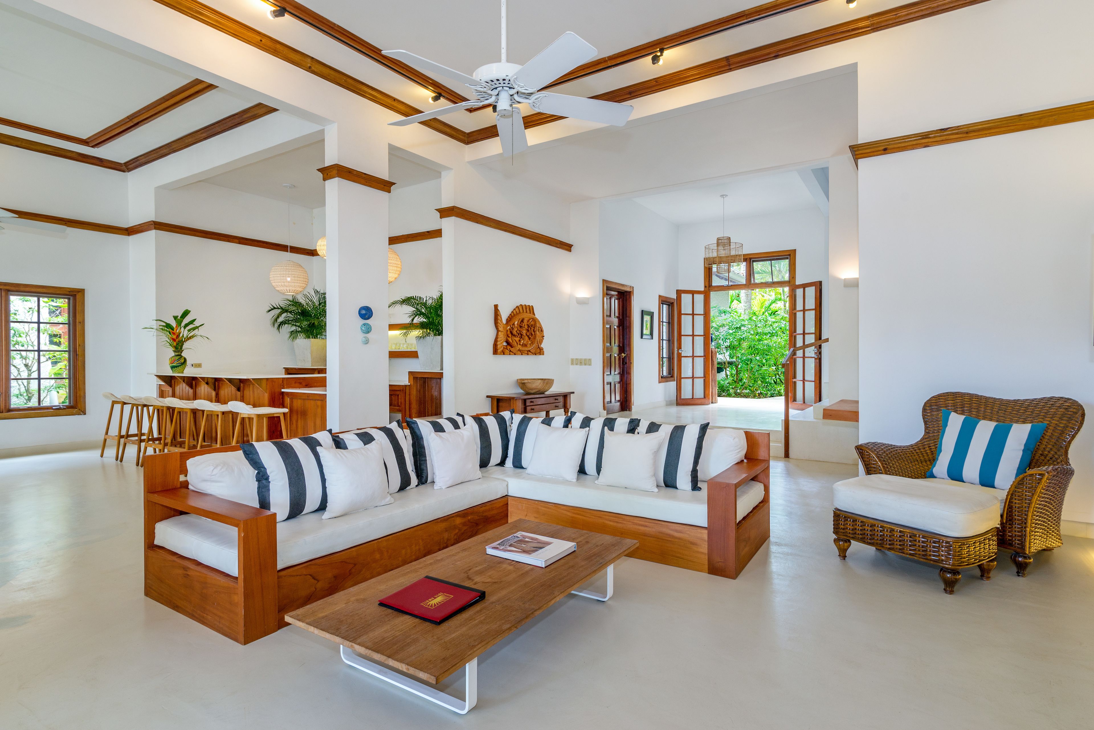 Luxury Villa, 4 Bedrooms | Living area | Flat-screen TV
