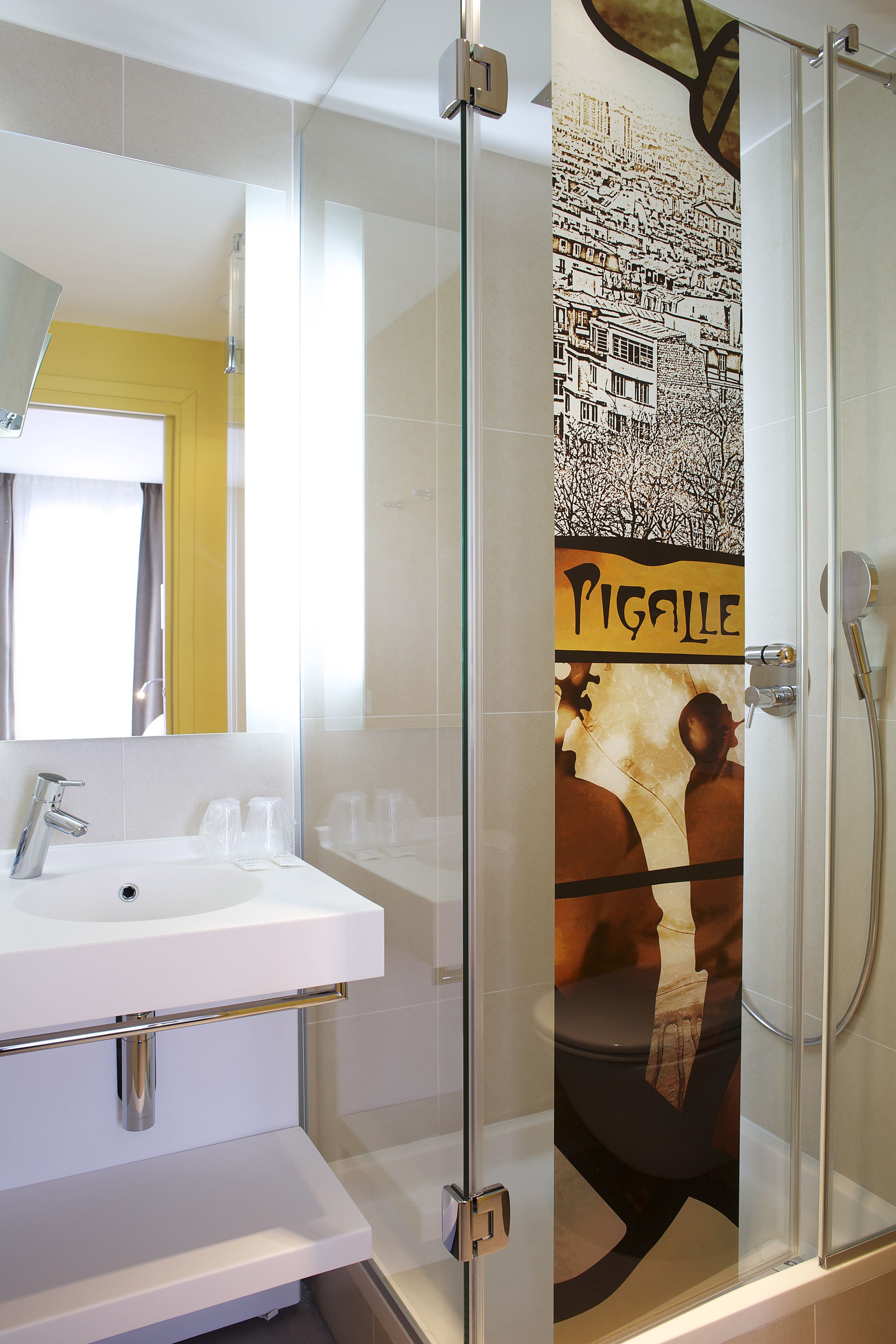 shower, rainfall showerhead, eco-friendly toiletries, hair dryer