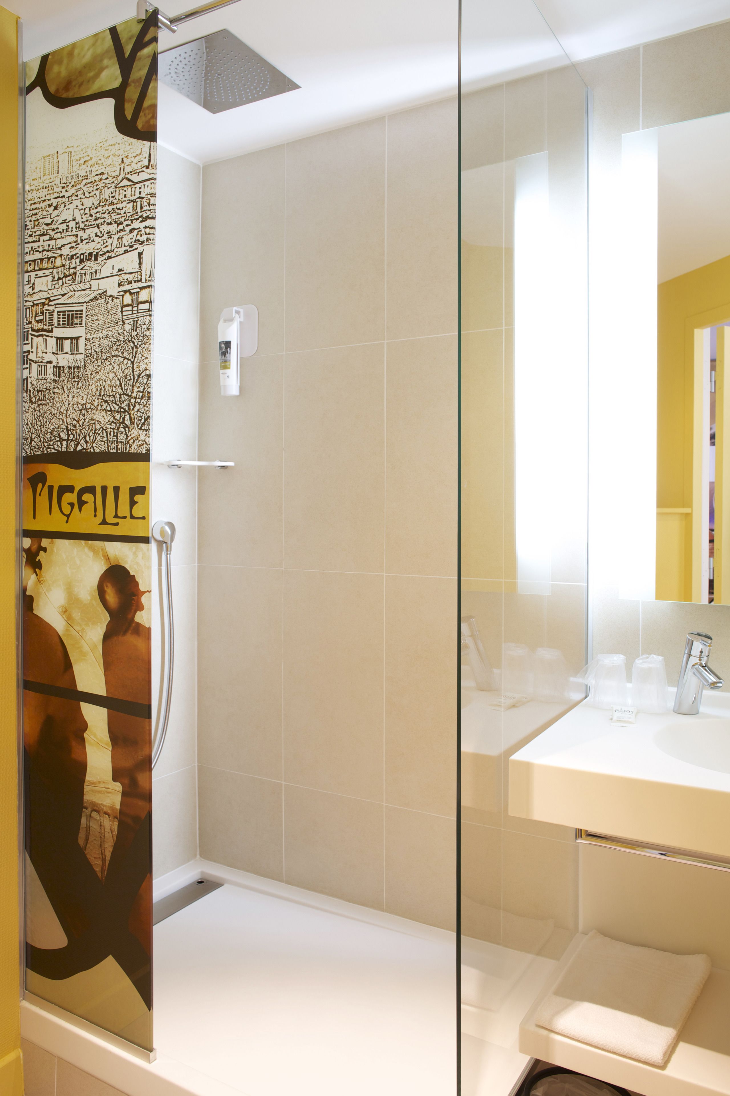 superior room, 1 double bed | bathroom | shower, rainfall showerhead, eco-friendly toiletries, hair dryer