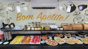 매일 뷔페 아침 식사(1인당 BRL 15)