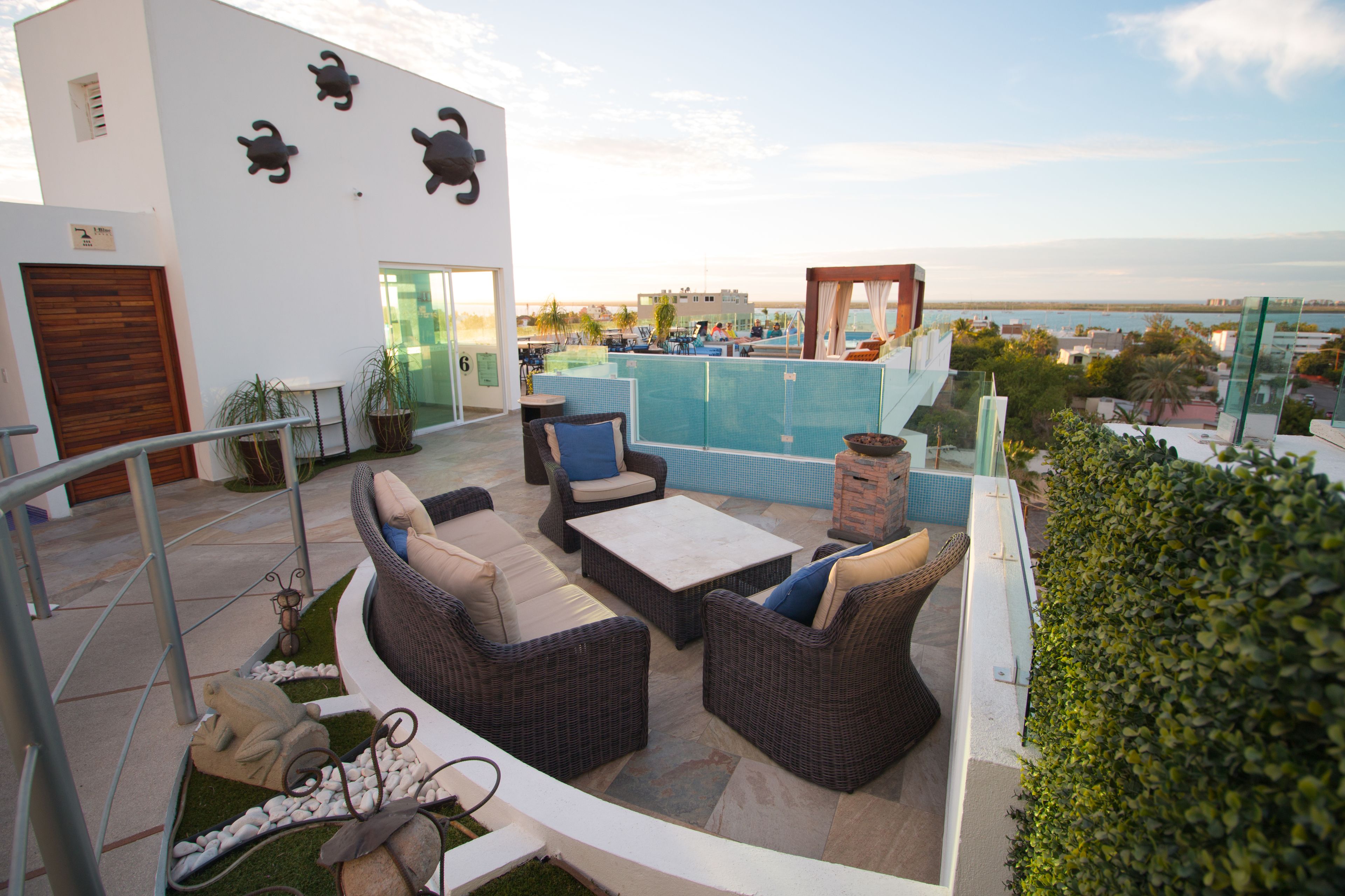 Terraza en la azotea